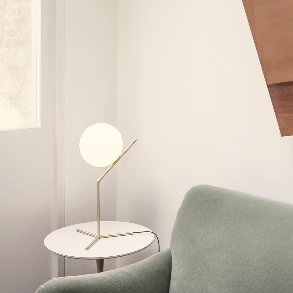 Flos IC Lights — латунь — временное фото