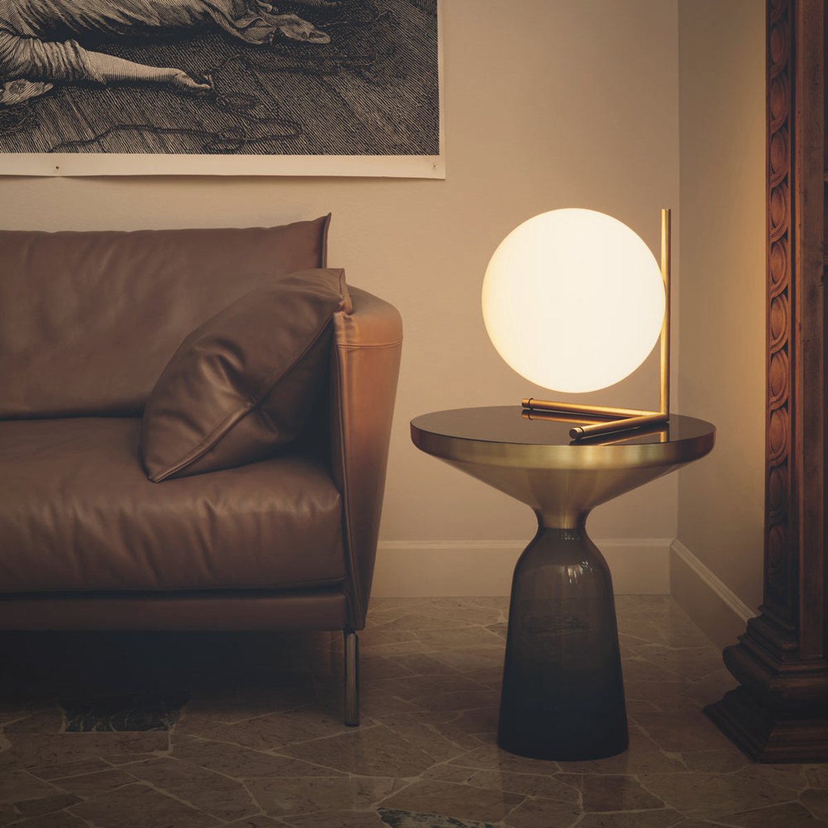 Flos IC Lights — мягкий интерьер — временное фото